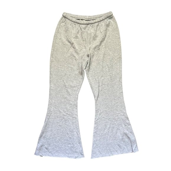 aerie Pants - Offline by Aerie OTT fleece super flare pant heather gray size M